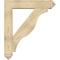 Ekena Millwork Funston Arts and Crafts Rough Sawn Bracket w/ Offset Brace, Douglas Fir, 8"W x 38"D x 44"H BKT0806X38X44FST03RDF - alternate 3